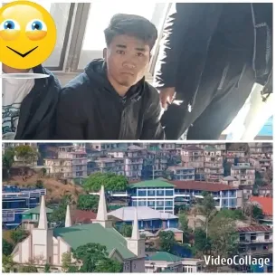 Person with Emoji in Scenic View