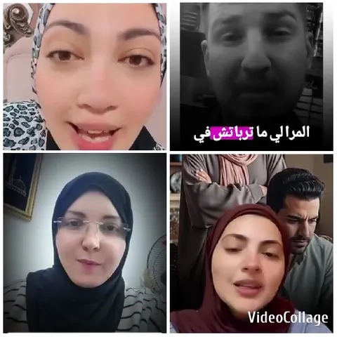 Women with Headscarves and Grayscale Image