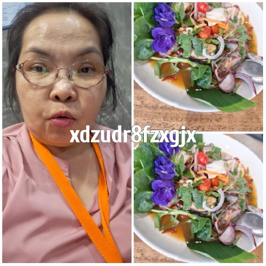 Woman with Glasses and Colorful Dish