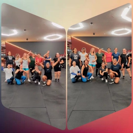 Gym Groups Smiling for the Camera