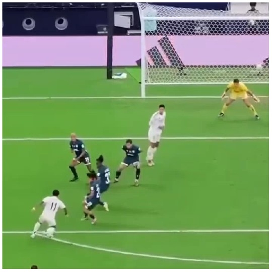 Soccer Player Aiming for Goal