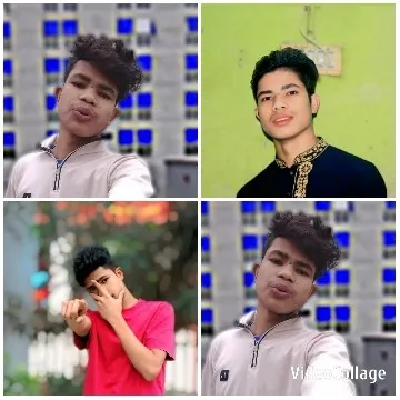 Young Man Posing in Different Styles