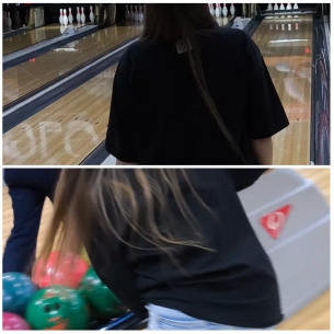 Bowling Alley Action Shots