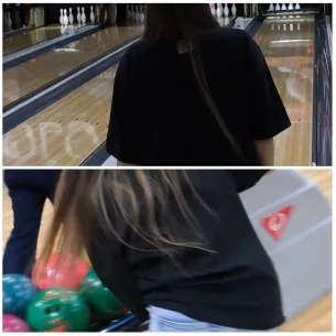 Bowling Alley Action Shots