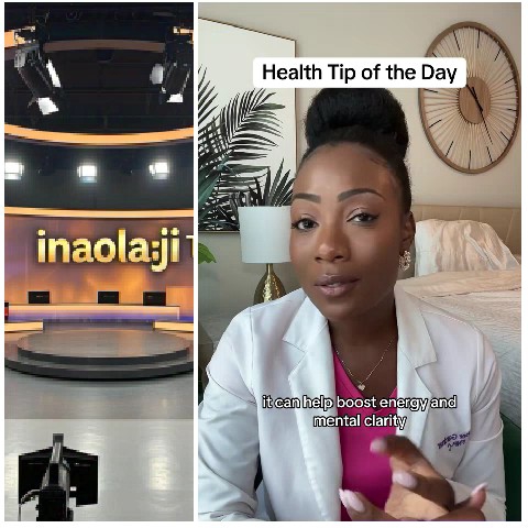 TV Studio Set and Healthcare Tip