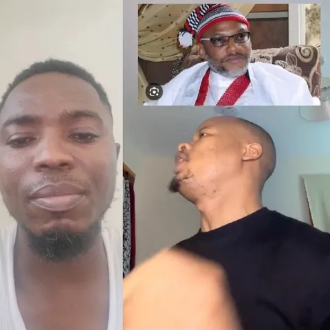 Man Converses with Traditional Attire