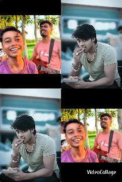 Young Person Smiles with Guitar