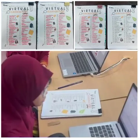 Working on Virtual Scavenger Hunt