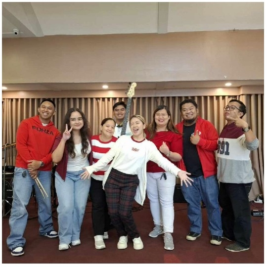 Diverse Group Posing Indoors