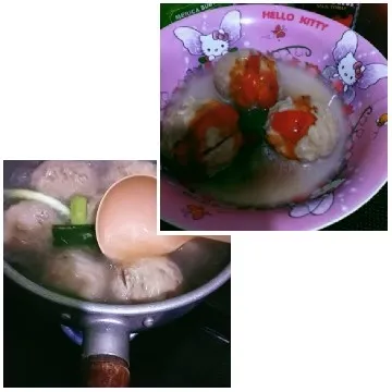 Cooking Meatballs in Broth