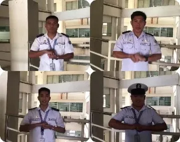 Four Security Personnel Indoor Pose