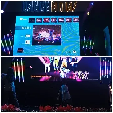 Dance Game Event with Large Screen