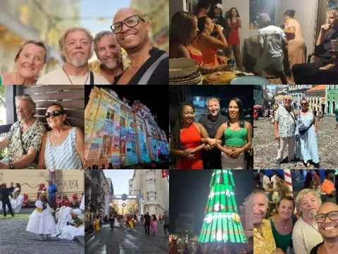 Festive Dancers and Gatherings