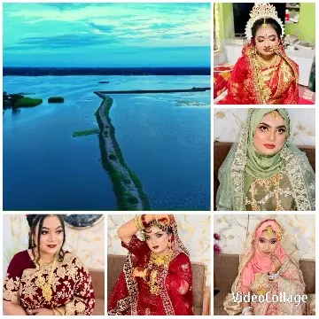 Women in Traditional Bridal Attire