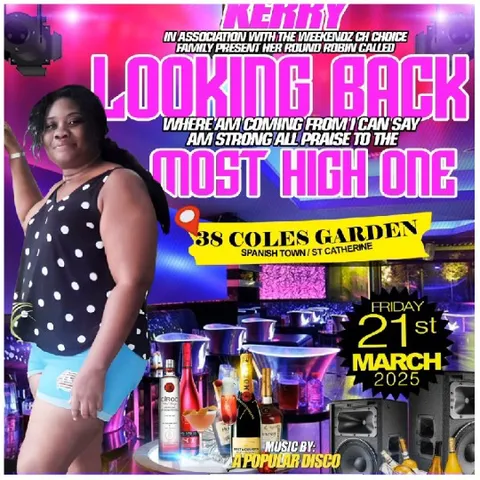 Event Poster for Looking Back