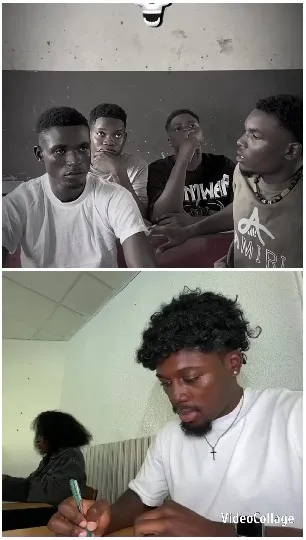 Serious Study Session Among Young Men