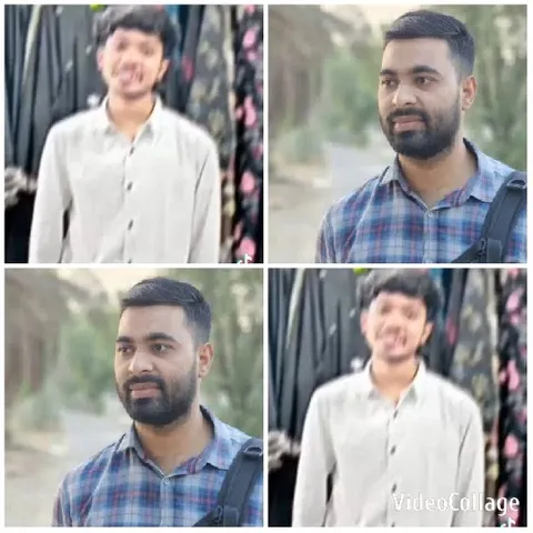 Two Men with Blurred Backgrounds