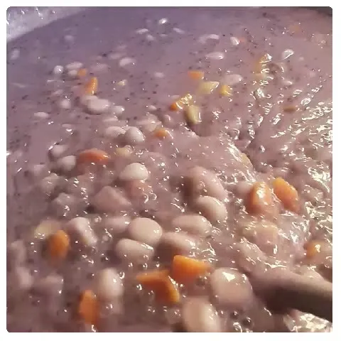 Stirring Thick Vegetable Stew
