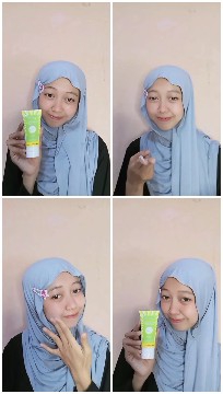 Skincare Product Demonstration Smiles