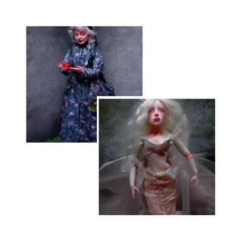 Doll-Like Figures in Artistic Styles