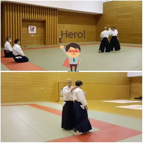 Martial Arts Practice in Dojo