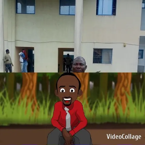 Man by Building, Animated Character