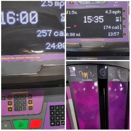 Gym Equipment Digital Readouts