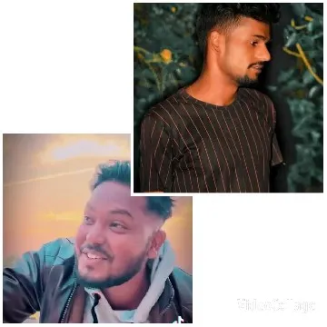 Two Young Men in Different Settings