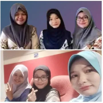 Smiling Women Wearing Hijabs Together