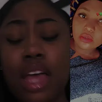 Woman Speaking with Posed Friend