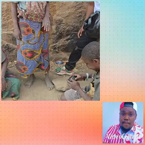 Group Outdoors with Colorful Skirt