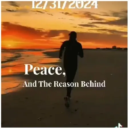 Jogging on the Beach at Sunset