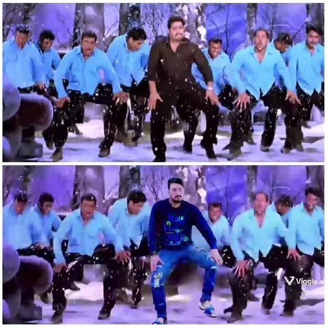 Dancing Groups in Matching Outfits Outdoors