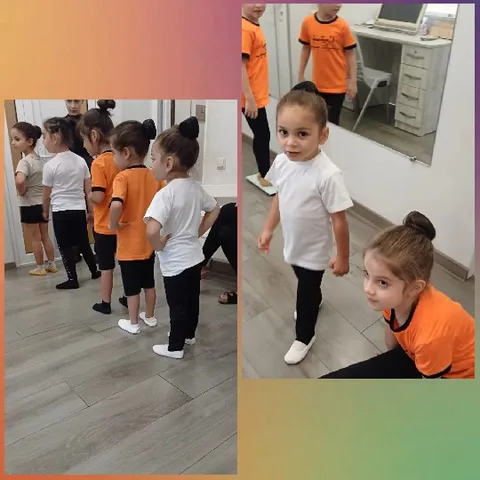 Children Preparing for Dance Class
