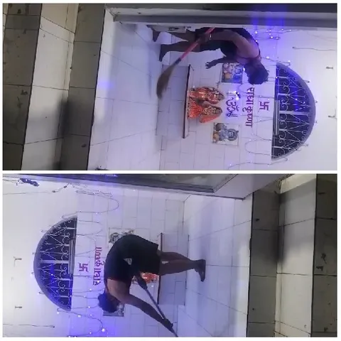 Sweeping in Decorated Enclosed Space