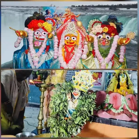 Colorful Idols by Waterfall