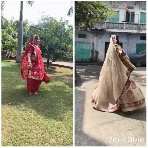 Two Women in Traditional Outfits