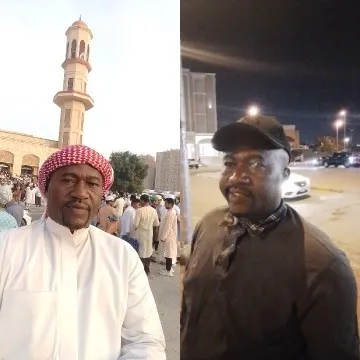 Man in Traditional Clothing Outside Mosque