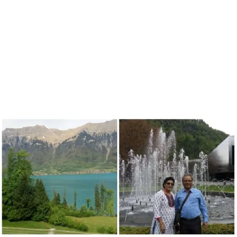 Lake View and Fountain Posing