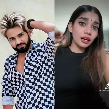 Man Posing, Woman Singing