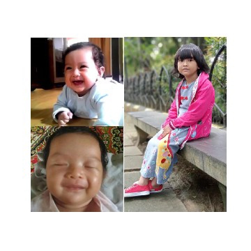 Smiling Baby and Young Child