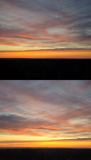 Vibrant Sunset or Sunrise Colors