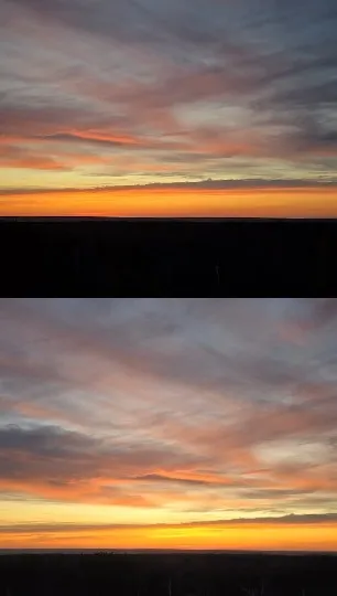 Vibrant Sunset or Sunrise Colors
