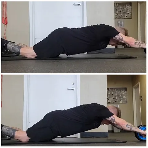 Ab Wheel Exercise at the Gym
