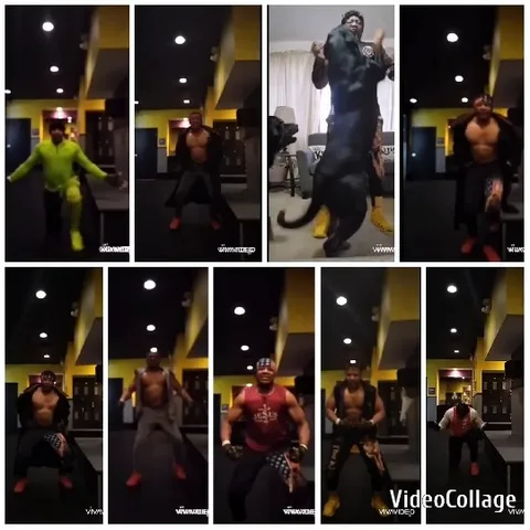 Exercising with a Large Dog Indoors