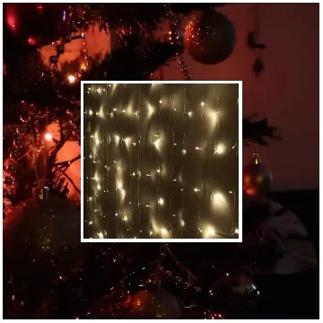 Dimly Lit Christmas Tree Decorated