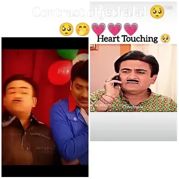 Man With Mustache In Two Moments
