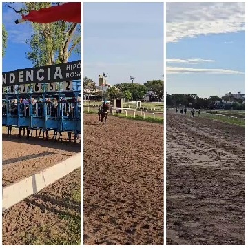 Horse Racing Track in Three Sections