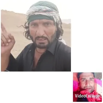 Man Outdoors in Desert Setting