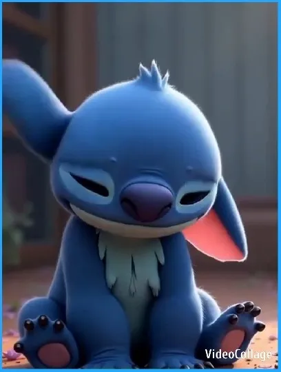 Cartoon Character Relaxing Indoors